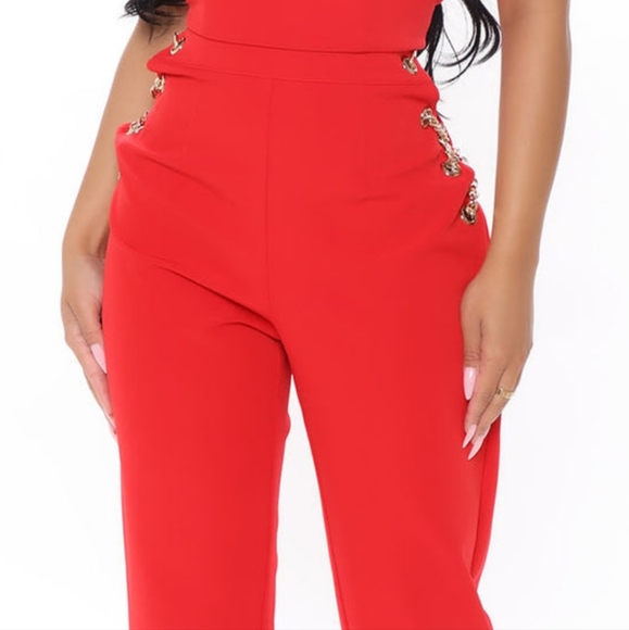 2 piece chain red set - Picture 2 of 4